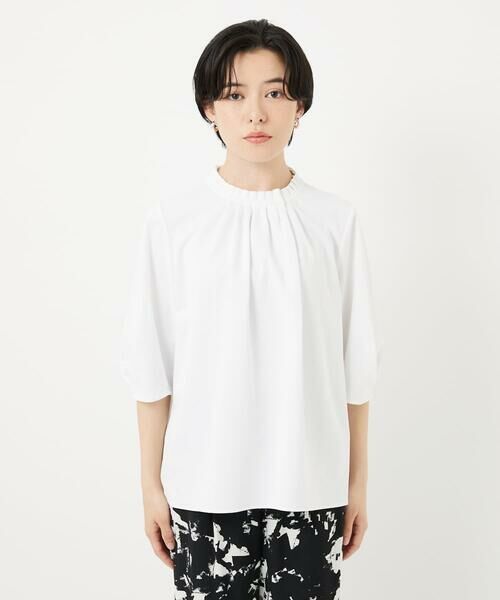 Maison de CINQ / メゾン ドゥ サンク シャツ・ブラウス | タックフリル襟ブラウソー | 詳細4