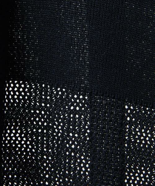 Maison de CINQ / メゾン ドゥ サンク ベスト | [新色追加]バックスリットメッシュニットベスト | 詳細10