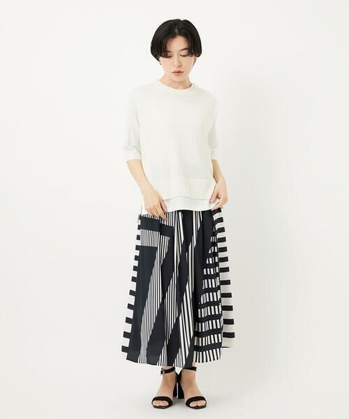 Maison de CINQ / メゾン ドゥ サンク ベスト | [新色追加]バックスリットメッシュニットベスト | 詳細18