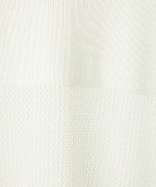 Maison de CINQ / メゾン ドゥ サンク ベスト | [新色追加]バックスリットメッシュニットベスト | 詳細9