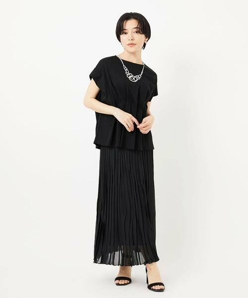 Maison de CINQ / メゾン ドゥ サンク ロング・マキシ丈スカート | [日本製]シアーランダムプリーツスカート | 詳細14