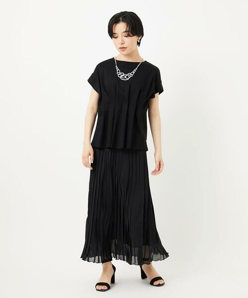 Maison de CINQ / メゾン ドゥ サンク ロング・マキシ丈スカート | [日本製]シアーランダムプリーツスカート | 詳細15