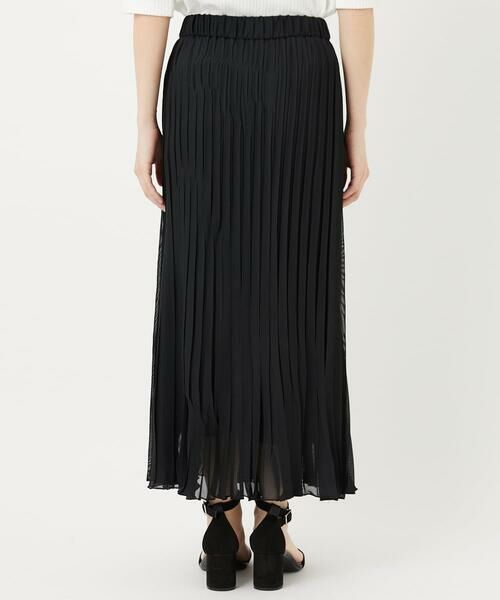 Maison de CINQ / メゾン ドゥ サンク ロング・マキシ丈スカート | [日本製]シアーランダムプリーツスカート | 詳細4