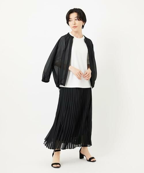 Maison de CINQ / メゾン ドゥ サンク ノーカラージャケット | シアーノーカラージャケット | 詳細13