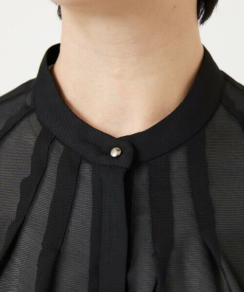 Maison de CINQ / メゾン ドゥ サンク ノーカラージャケット | シアーノーカラージャケット | 詳細7