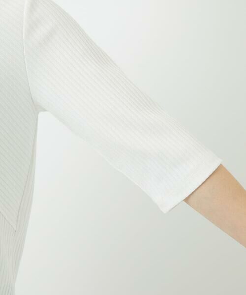 Maison de CINQ / メゾン ドゥ サンク カットソー | [日本製]ストレッチリブカットソー | 詳細9