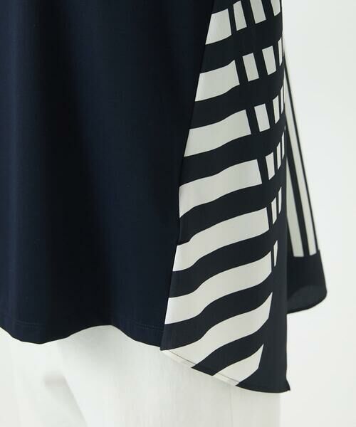 Maison de CINQ / メゾン ドゥ サンク カットソー | バックシャン幾何プリントカットソー | 詳細10