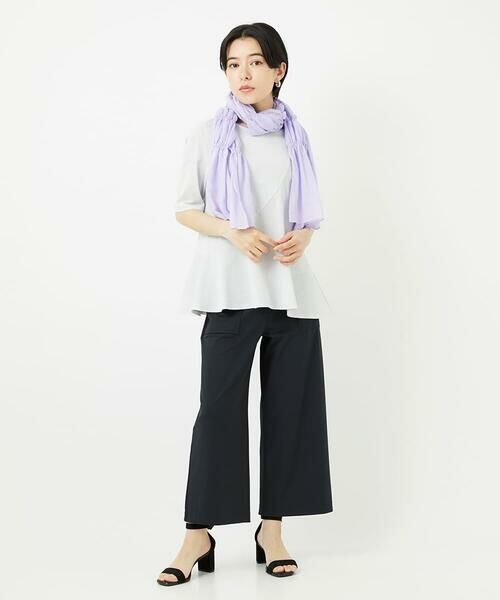 Maison de CINQ / メゾン ドゥ サンク カットソー | ピケストライプジャージーフレアカットソー | 詳細8