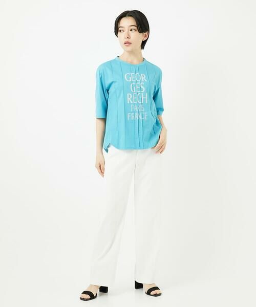 Maison de CINQ / メゾン ドゥ サンク カットソー | ピンタックロゴカットソー | 詳細14