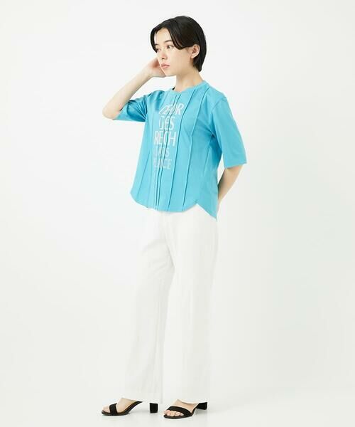 Maison de CINQ / メゾン ドゥ サンク カットソー | ピンタックロゴカットソー | 詳細15