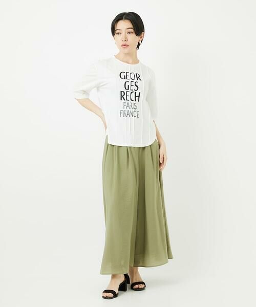 Maison de CINQ / メゾン ドゥ サンク カットソー | ピンタックロゴカットソー | 詳細17