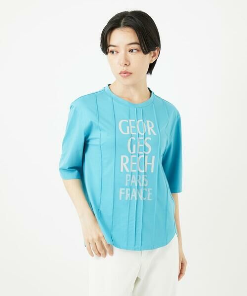 Maison de CINQ / メゾン ドゥ サンク カットソー | ピンタックロゴカットソー | 詳細3