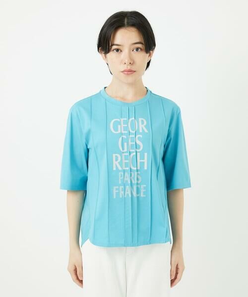 Maison de CINQ / メゾン ドゥ サンク カットソー | ピンタックロゴカットソー | 詳細4