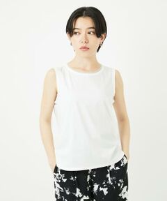 Maison de CINQ / メゾン ドゥ サンク タンクトップ | チュールシルケットタンクトップ