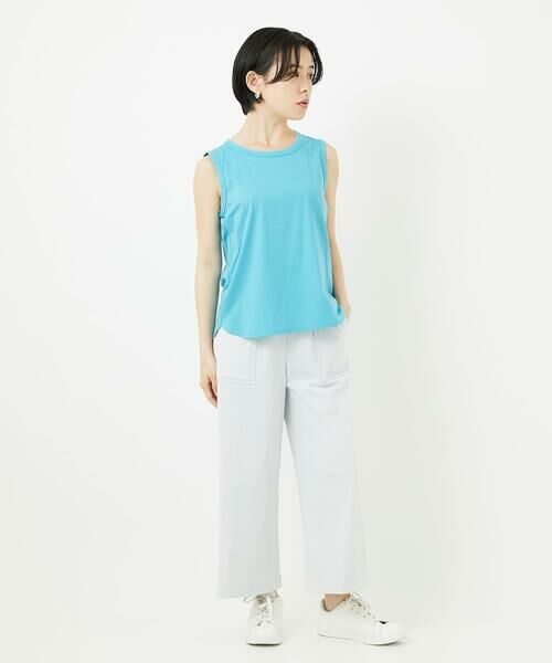 Maison de CINQ / メゾン ドゥ サンク タンクトップ | チュールシルケットタンクトップ | 詳細22