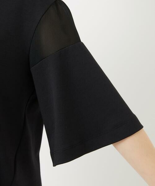 Maison de CINQ / メゾン ドゥ サンク カットソー | [日本製/接触冷感]シアーコンビジャージープルオーバー | 詳細10