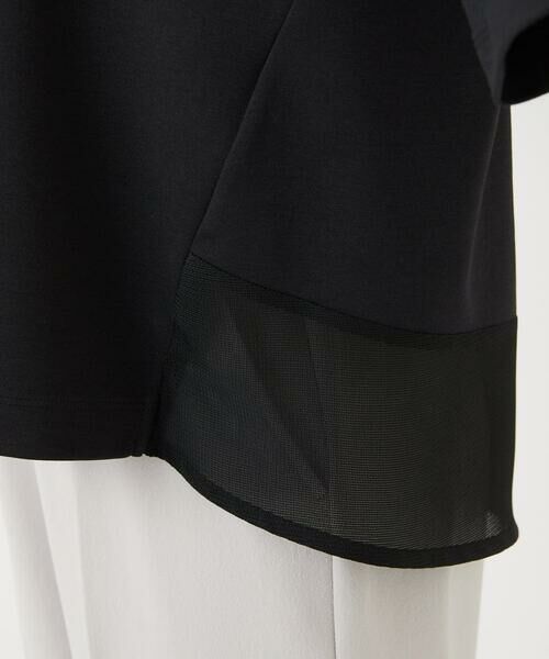 Maison de CINQ / メゾン ドゥ サンク カットソー | [日本製/接触冷感]シアーコンビジャージープルオーバー | 詳細11
