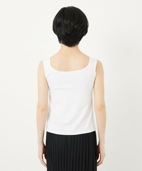 Maison de CINQ / メゾン ドゥ サンク カットソー | [2点セット]チュールテープ刺繍タンク付きノースリーブプルオーバー | 詳細16