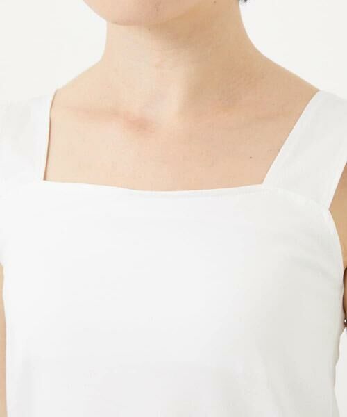 Maison de CINQ / メゾン ドゥ サンク カットソー | [2点セット]チュールテープ刺繍タンク付きノースリーブプルオーバー | 詳細17