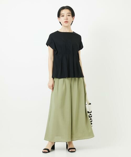 Maison de CINQ / メゾン ドゥ サンク カットソー | [接触冷感]ウエストタックカットソー | 詳細14