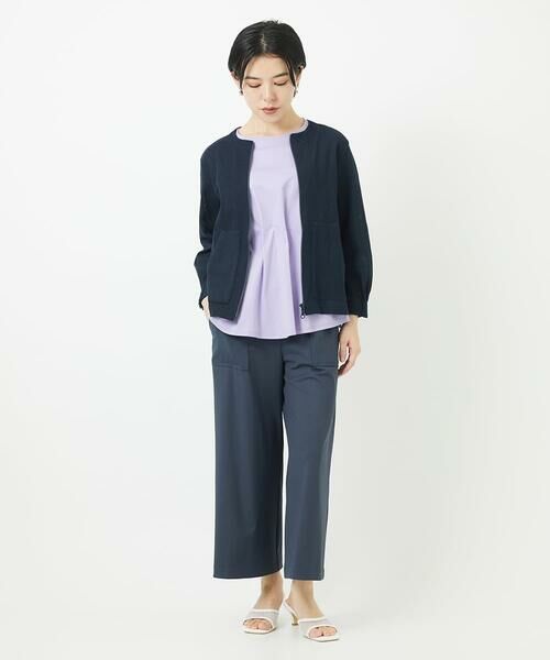 Maison de CINQ / メゾン ドゥ サンク カットソー | [接触冷感]ウエストタックカットソー | 詳細21