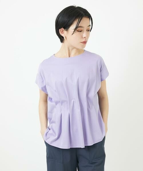 Maison de CINQ / メゾン ドゥ サンク カットソー | [接触冷感]ウエストタックカットソー | 詳細4