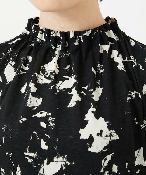 Maison de CINQ / メゾン ドゥ サンク カットソー | [日本製]ギャザーハイネック5分袖カットソー | 詳細6