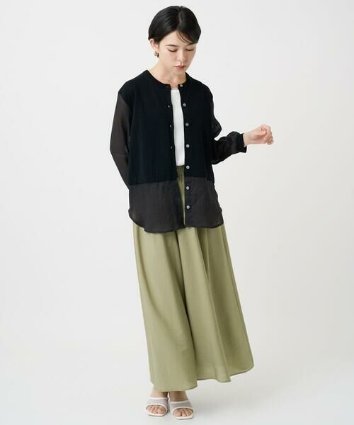 Maison de CINQ / メゾン ドゥ サンク その他パンツ | [接触冷感]エコベロソフトローンキュロットパンツ | 詳細21