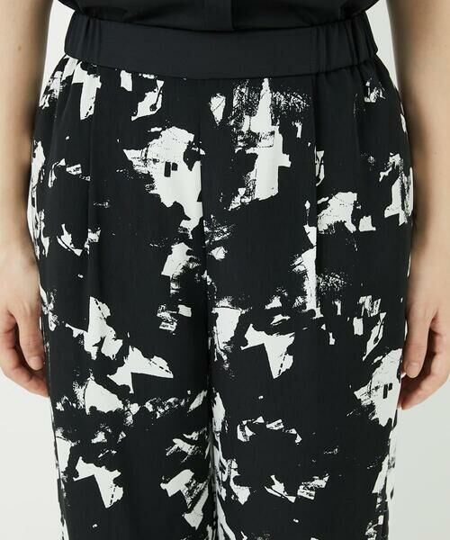 Maison de CINQ / メゾン ドゥ サンク チノ・ワークパンツ | [日本製]ブラッシュパターンワイドストレートパンツ | 詳細12