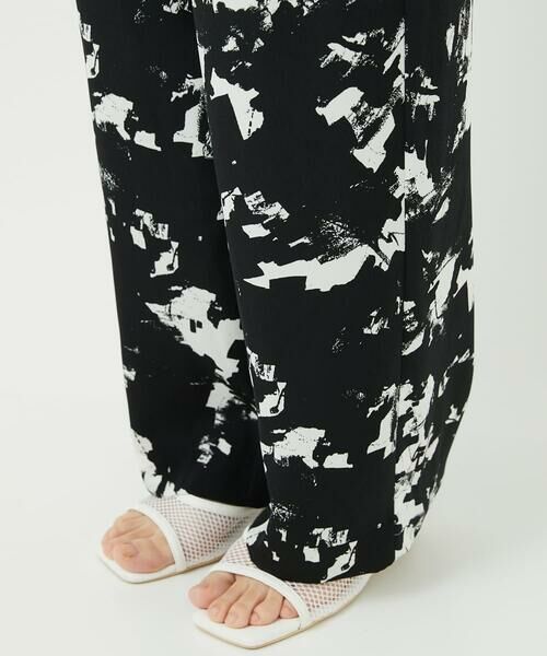 Maison de CINQ / メゾン ドゥ サンク チノ・ワークパンツ | [日本製]ブラッシュパターンワイドストレートパンツ | 詳細14