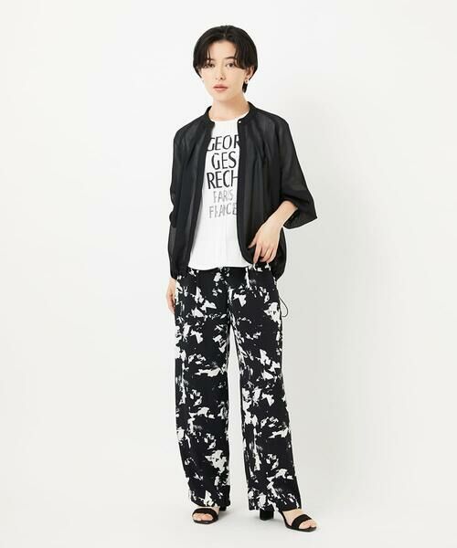 Maison de CINQ / メゾン ドゥ サンク チノ・ワークパンツ | [日本製]ブラッシュパターンワイドストレートパンツ | 詳細18