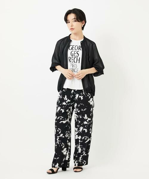 Maison de CINQ / メゾン ドゥ サンク チノ・ワークパンツ | [日本製]ブラッシュパターンワイドストレートパンツ | 詳細19