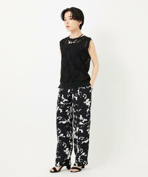 Maison de CINQ / メゾン ドゥ サンク チノ・ワークパンツ | [日本製]ブラッシュパターンワイドストレートパンツ | 詳細21