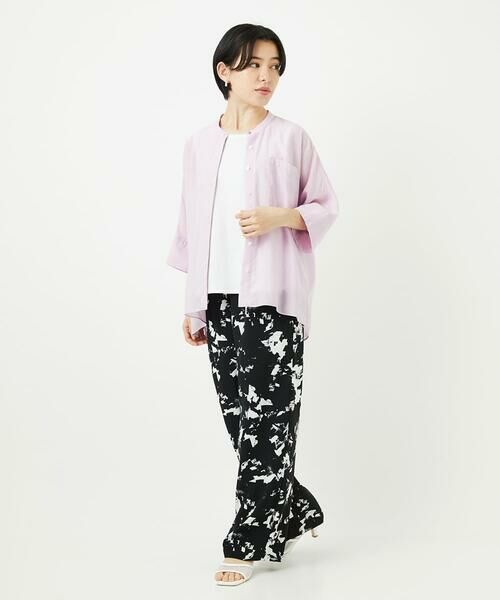 Maison de CINQ / メゾン ドゥ サンク チノ・ワークパンツ | [日本製]ブラッシュパターンワイドストレートパンツ | 詳細29