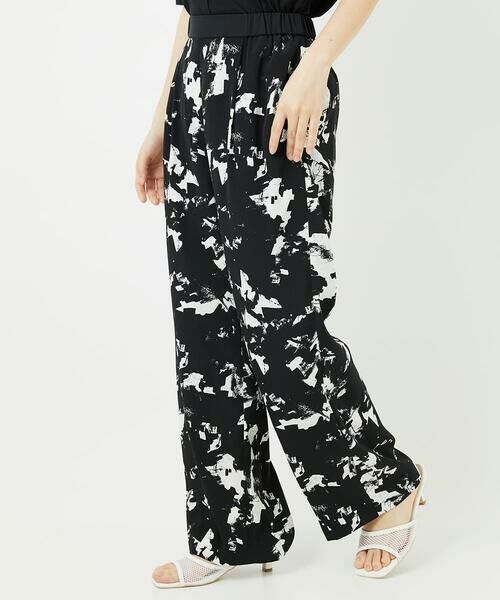 Maison de CINQ / メゾン ドゥ サンク チノ・ワークパンツ | [日本製]ブラッシュパターンワイドストレートパンツ | 詳細7