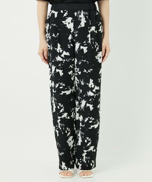 Maison de CINQ / メゾン ドゥ サンク チノ・ワークパンツ | [日本製]ブラッシュパターンワイドストレートパンツ | 詳細8