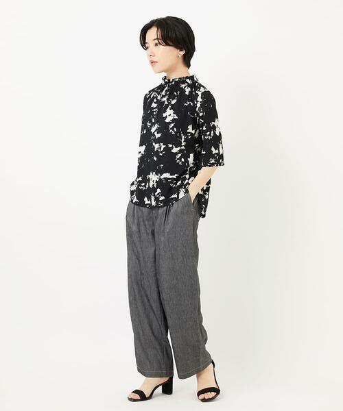 Maison de CINQ / メゾン ドゥ サンク その他パンツ | [日本製]デニムライクリネンワイドパンツ | 詳細16