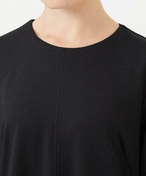 Maison de CINQ / メゾン ドゥ サンク ロング・マキシ丈ワンピース | [接触冷感] [日本製]ストレッチランタンスリーブナローワンピース | 詳細9