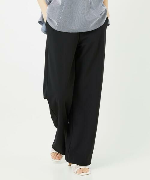 Maison de CINQ / メゾン ドゥ サンク チノ・ワークパンツ | [日本製/UVカット/吸水速乾]サーラドライワイドストレートパンツ | 詳細1