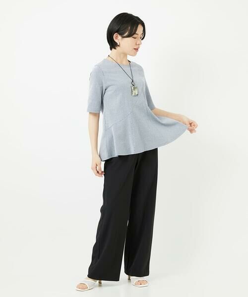 Maison de CINQ / メゾン ドゥ サンク チノ・ワークパンツ | [日本製/UVカット/吸水速乾]サーラドライワイドストレートパンツ | 詳細12