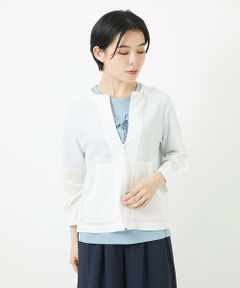 Maison de CINQ / メゾン ドゥ サンク セットアップ | ジャージーノーカラーショートブルゾン