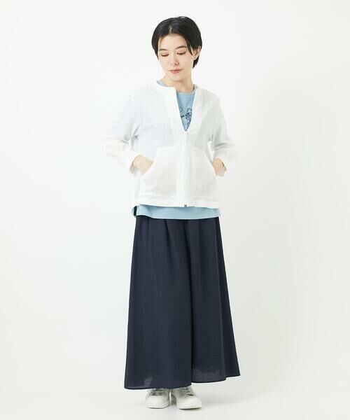 Maison de CINQ / メゾン ドゥ サンク セットアップ | ジャージーノーカラーショートブルゾン | 詳細16