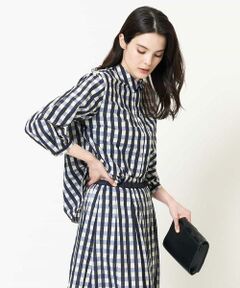 Maison de CINQ / メゾン ドゥ サンク シャツ・ブラウス | [セットアップ対応]シャンブレーチェックブラウス