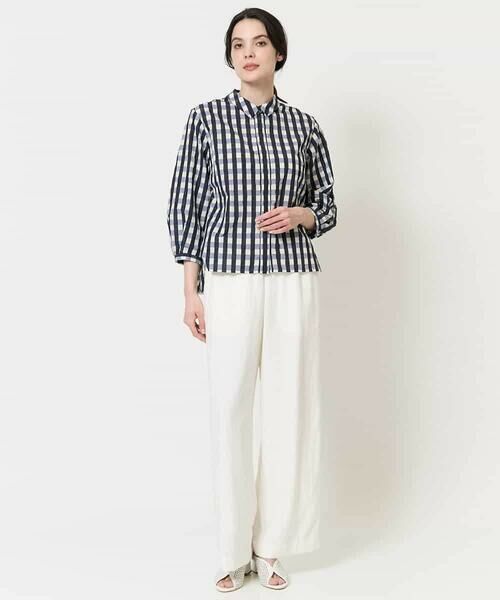 Maison de CINQ / メゾン ドゥ サンク シャツ・ブラウス | [セットアップ対応]シャンブレーチェックブラウス | 詳細10
