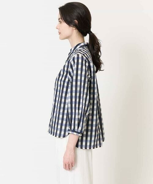 Maison de CINQ / メゾン ドゥ サンク シャツ・ブラウス | [セットアップ対応]シャンブレーチェックブラウス | 詳細2