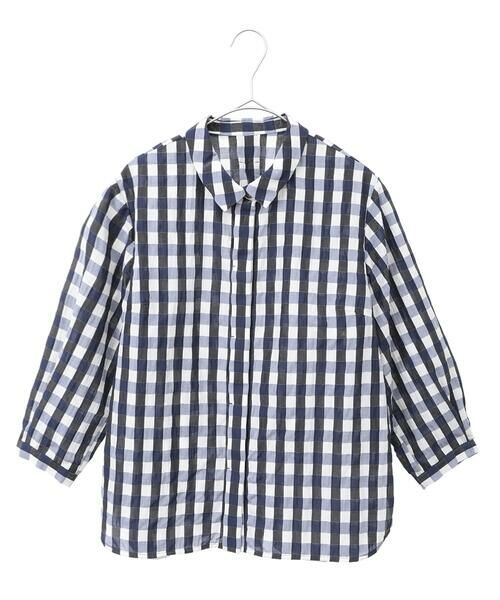 Maison de CINQ / メゾン ドゥ サンク シャツ・ブラウス | [セットアップ対応]シャンブレーチェックブラウス | 詳細24