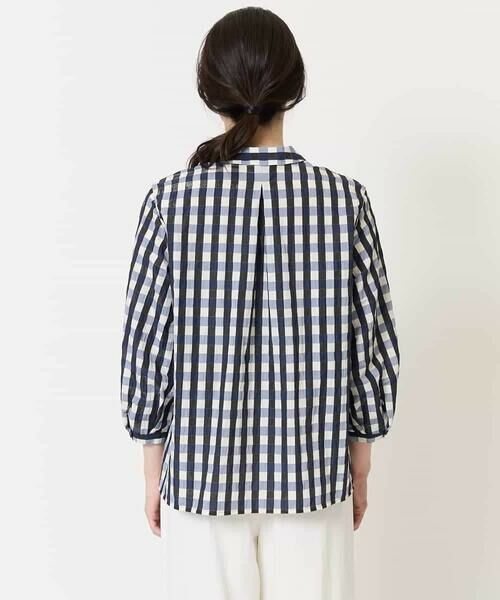 Maison de CINQ / メゾン ドゥ サンク シャツ・ブラウス | [セットアップ対応]シャンブレーチェックブラウス | 詳細3