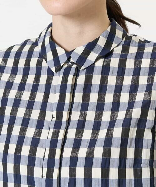 Maison de CINQ / メゾン ドゥ サンク シャツ・ブラウス | [セットアップ対応]シャンブレーチェックブラウス | 詳細4