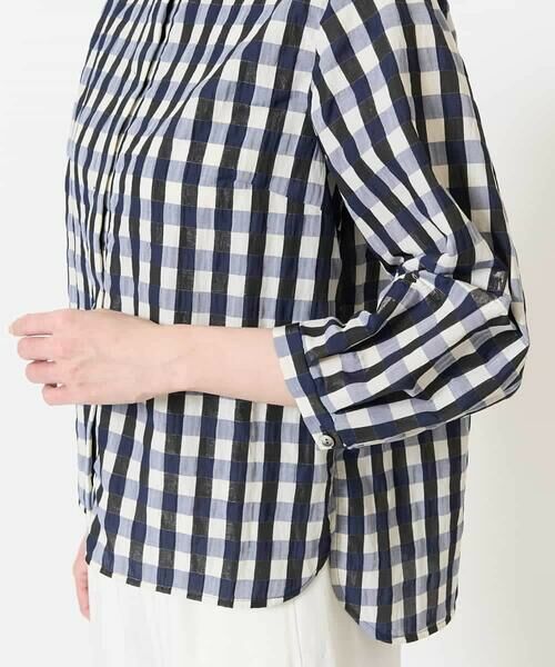 Maison de CINQ / メゾン ドゥ サンク シャツ・ブラウス | [セットアップ対応]シャンブレーチェックブラウス | 詳細5