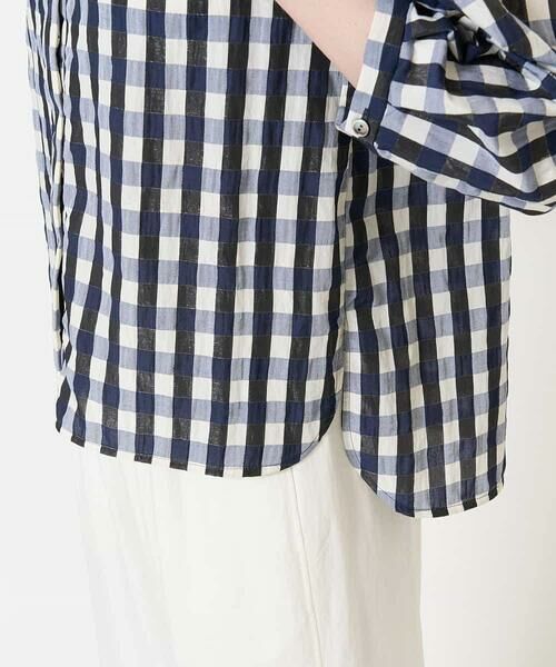 Maison de CINQ / メゾン ドゥ サンク シャツ・ブラウス | [セットアップ対応]シャンブレーチェックブラウス | 詳細6